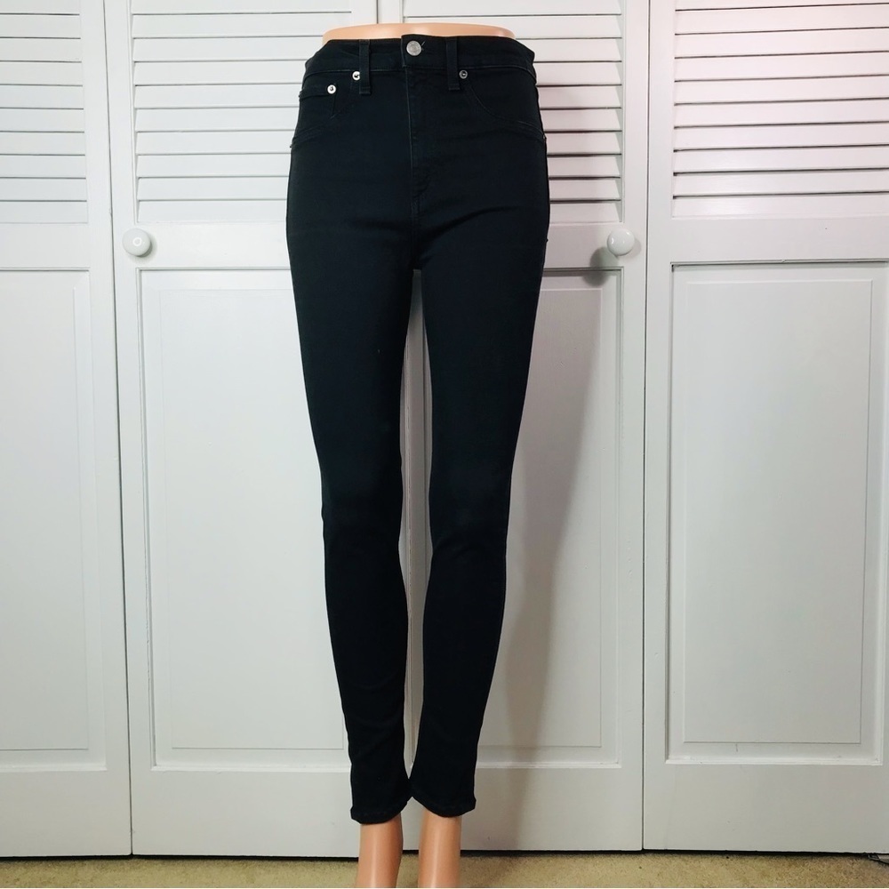 RAG & BONE Black High Risk Ankle Skinny Pants Size 29